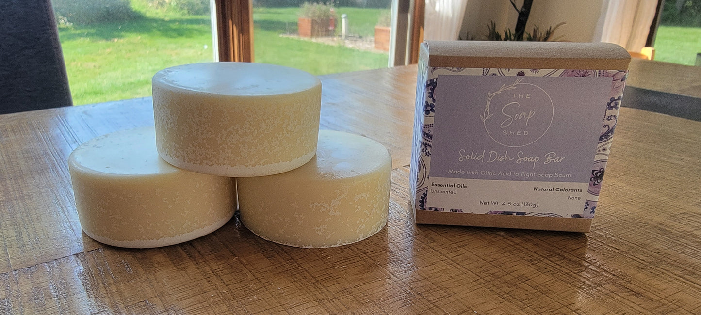 Solid Dish Soap Bar