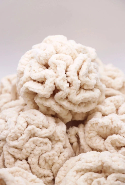 Cotton Lather Pouf