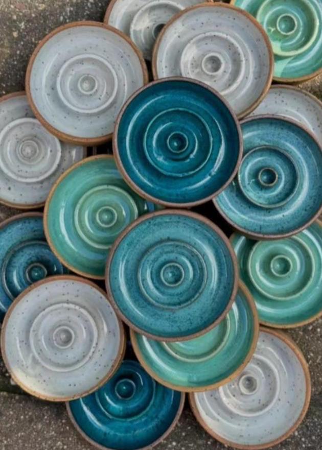 Round Ceramic Soap Dish