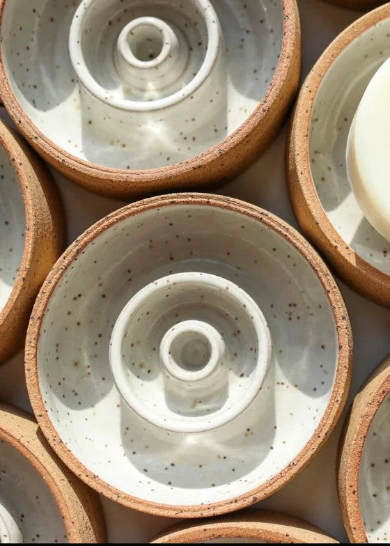 Round Ceramic Soap Dish